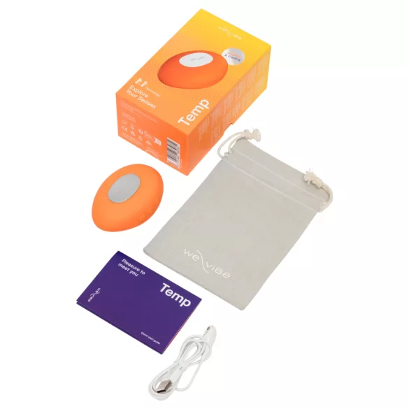 We-Vibe Temp - kylande och värmande klitorisstimulator med vibrator (orange)