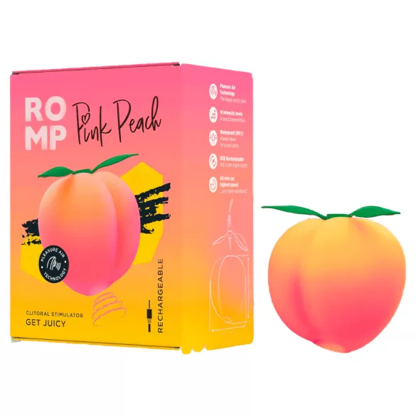 Romp Pink Peach - luftvågsvibrator (rosa)