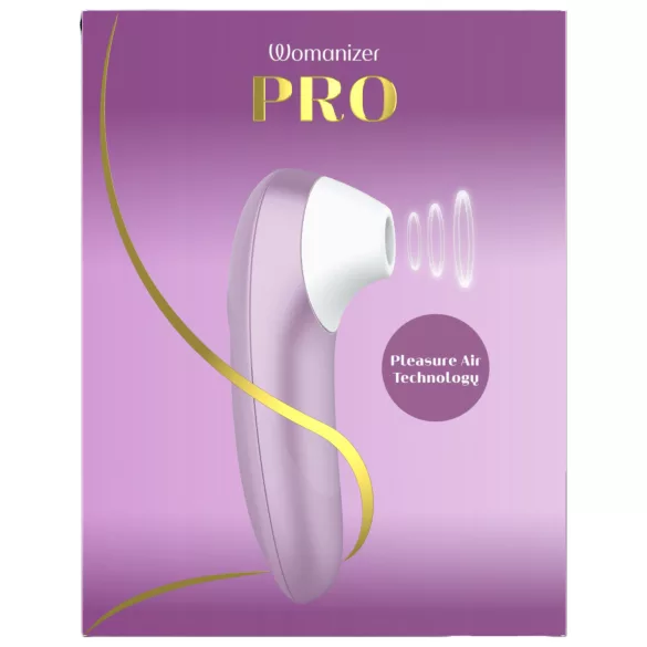Womanizer Pro - lufttrycksstimulator för klitoris (lila)