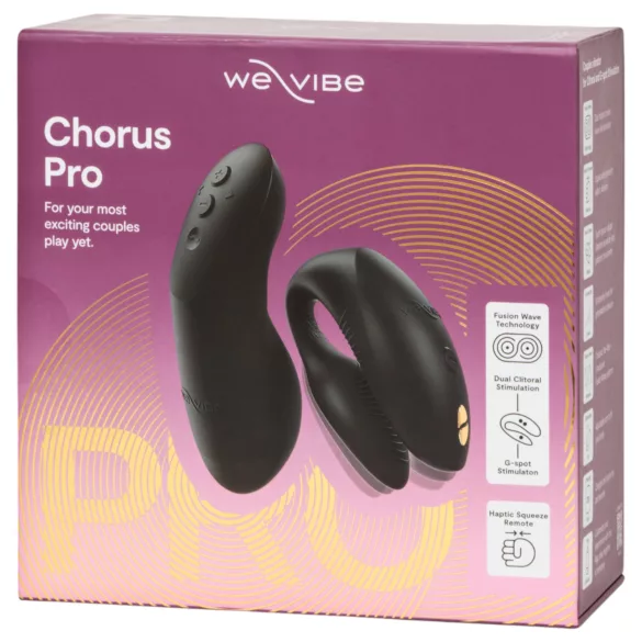 We-Vibe Chorus Pro - Parvibrator med app- och fjärrkontroll (svart)