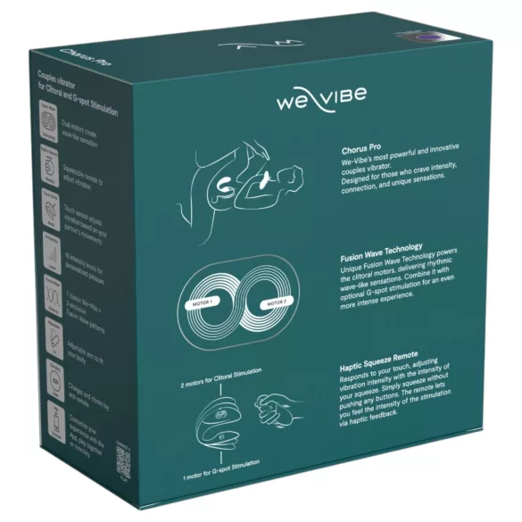 We-Vibe Chorus Pro - Parvibrator med app- och fjärrkontroll (lila)