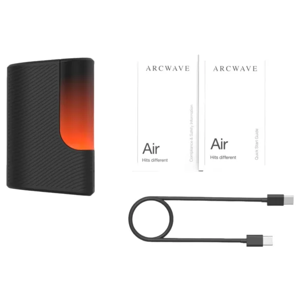 Arcwave Air - luftvågsbaserad, töjbar batteridriven masturbator (svart)