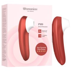 Womanizer Pro - klitorisstimulator lufttryck - röd