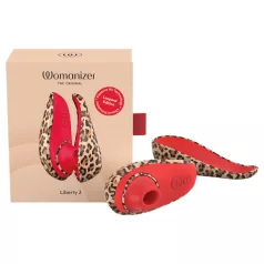   Womanizer Liberty 2 - luftvågsvibrator för klitoris (leopard)
