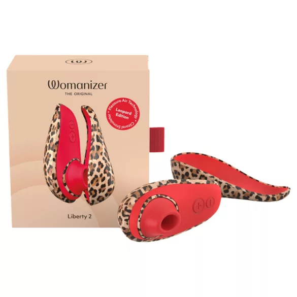 Womanizer Liberty 2 - luftvågsvibrator för klitoris (leopard)