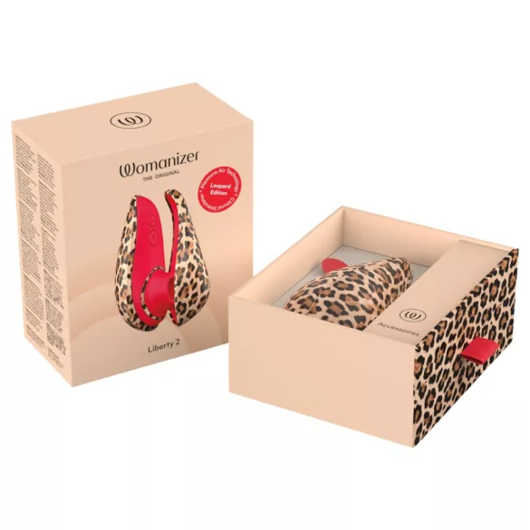 Womanizer Liberty 2 - luftvågsvibrator för klitoris (leopard)