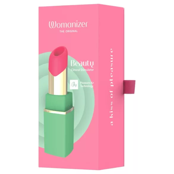 Womanizer Beauty - läppstiftsformad luftvibrator för klitoris (grön)