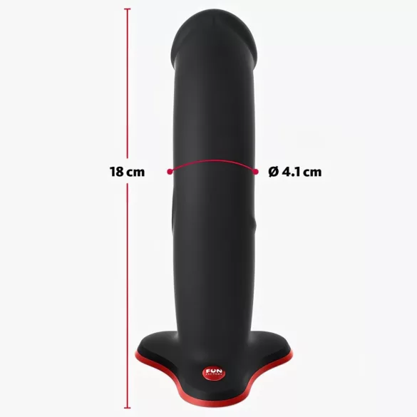 Fun Factory The Boss Stub - dildo med sugpropp (svart)