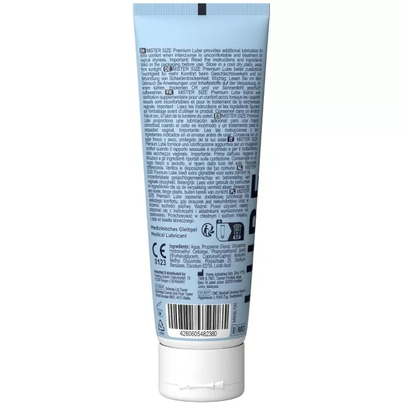 Mister Size Premium Lube - vattenbaserat glidmedel (100 ml)