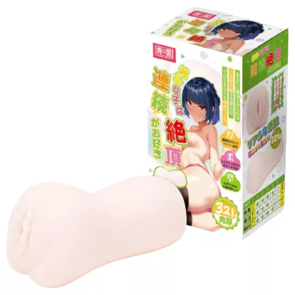 TAMASHII Continuous Orgasm - anime konstgjord vagina masturbator (naturell)