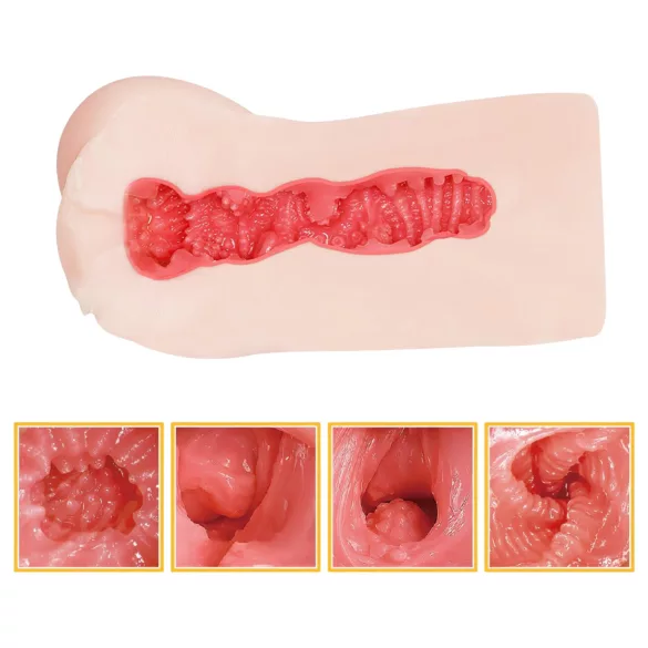TAMASHII Squeezing Ranch - anime konstgjord vagina onanileksak (naturell)