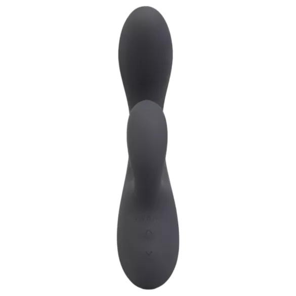le Wand Soft Rabbit - rabbitvibrator med 2 motorer - silikon svart