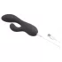 le Wand Soft Rabbit - rabbitvibrator med 2 motorer - silikon svart