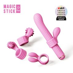 Magiska Staven - vibrator med utbytbara delar (rosa)