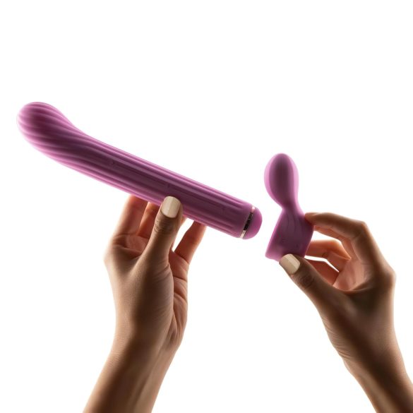 Magiska Staven - vibrator med utbytbara delar (rosa)