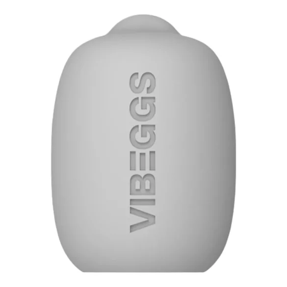 VIBEGGS - vibratoräggmasturbator - räfflad insida - vit