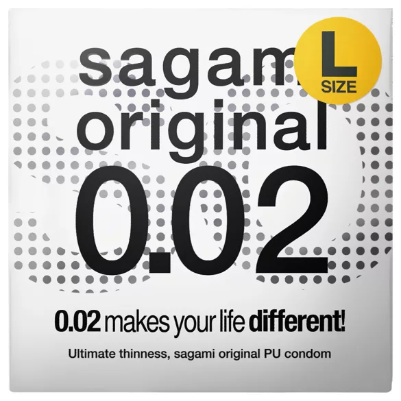Sagami Original 0,02 L - kondom - ultratunn - 58mm - 1 st