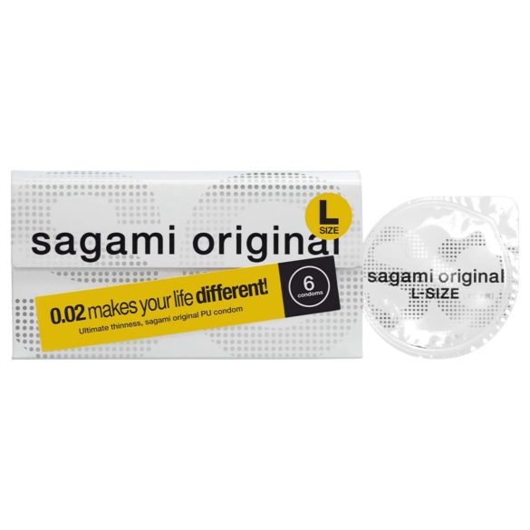 Sagami Original 0.02 L - kondom - 58mm (6st)