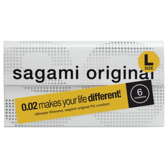 Sagami Original 0.02 L - kondom - 58mm (6st)