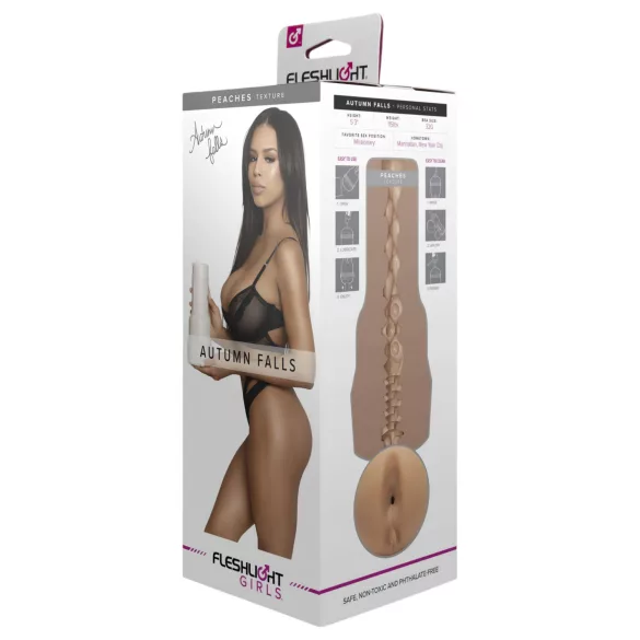 Fleshlight Autumn Falls Peaches - naturtrogen konstgjord anal (naturell)