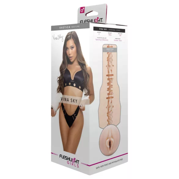 Fleshlight Vina Sky Exotica - verklighetstrogen konstgjord vagina (naturell)