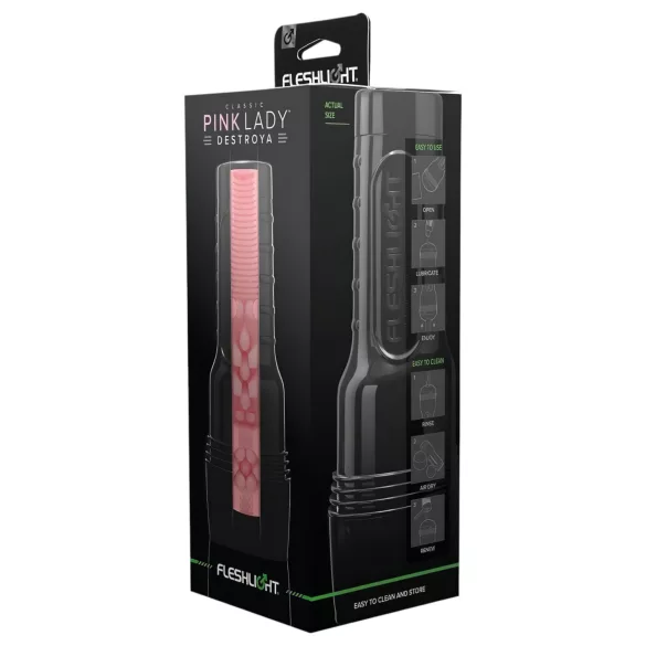 Fleshlight - masturbator vagina - realistisk - rosa/naturlig