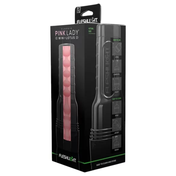 Fleshlight - konstgjord vagina - realistisk känsla - mini lotus natur