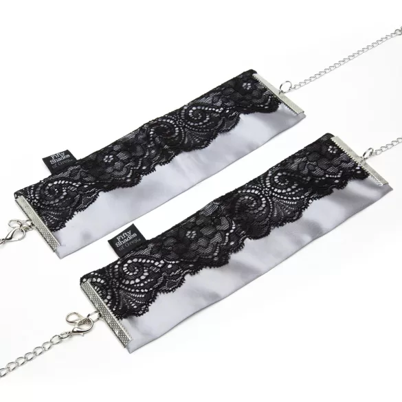 Fifty Shades of Grey Play Nice - satänghandbojor (silver)