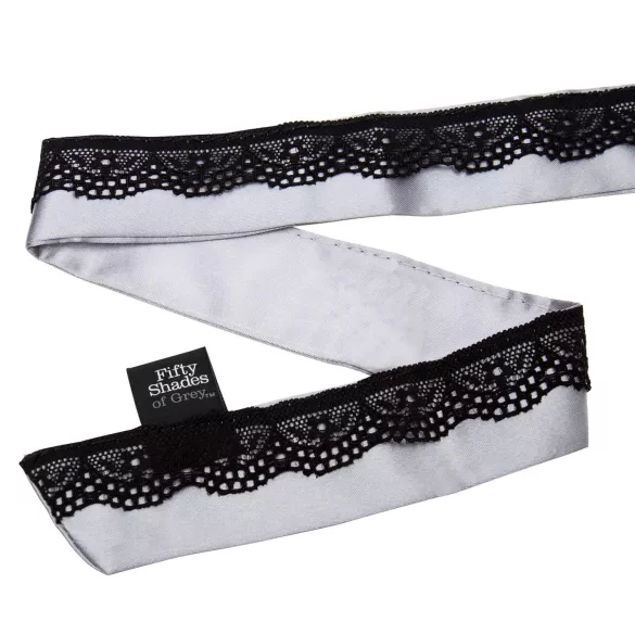 Fifty Shades of Grey - bröstvårtklämma med halsband - silver