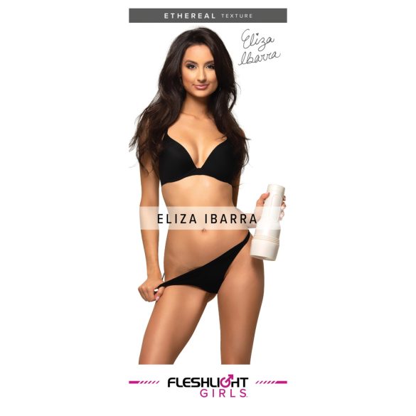 Fleshlight Eliza Ibarra Ethereal - realistisk masturbator vagina - naturfärg