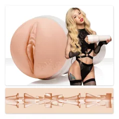   Fleshlight Kenzie Reeves Creampuff - realistisk konstgjord vagina (naturell)