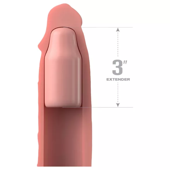 Pipedream - X-TENSION Elite 3 - penisförlängare som kan klippas till önskad längd (naturfärg)
