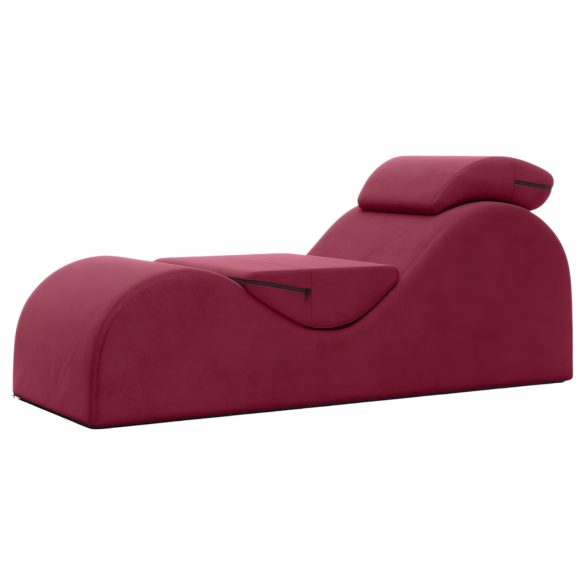 Liberator Esse Lounger - Anpassningsbar njutningssoffa - 3-delad (röd)