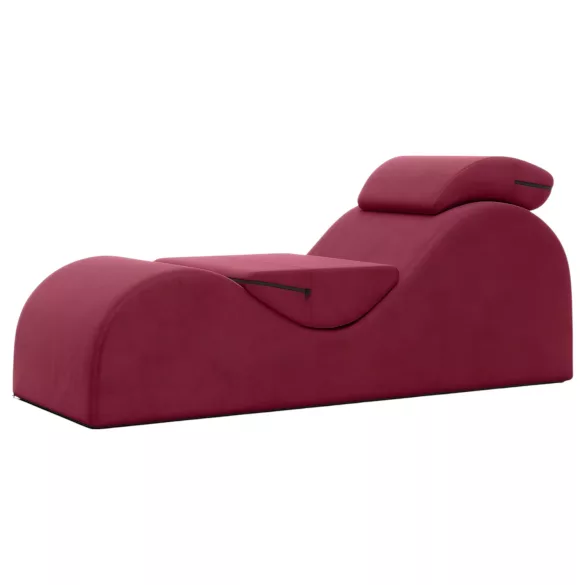 Liberator Esse Lounger - tantra fåtölj - justerbar 3-delad - röd