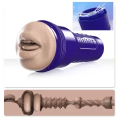 Fleshlight Boost Blow - realistisk mun onanator - naturfärg