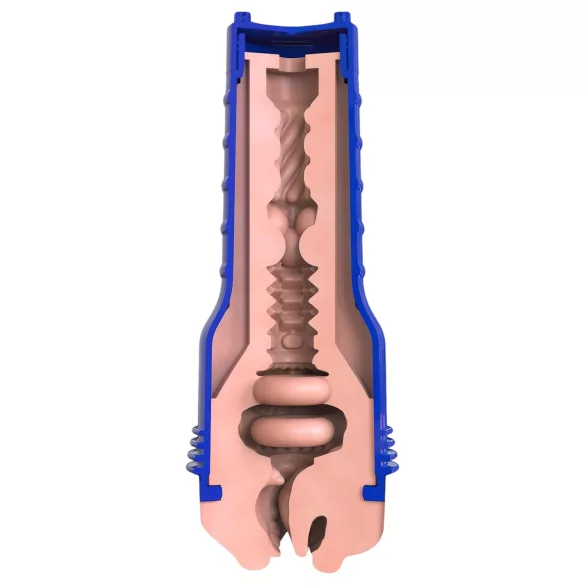 Fleshlight Boost Blow - realistisk mun onanator - naturfärg