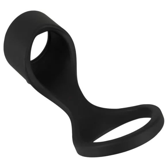 Erecto - penisring 2-i-1 - svart