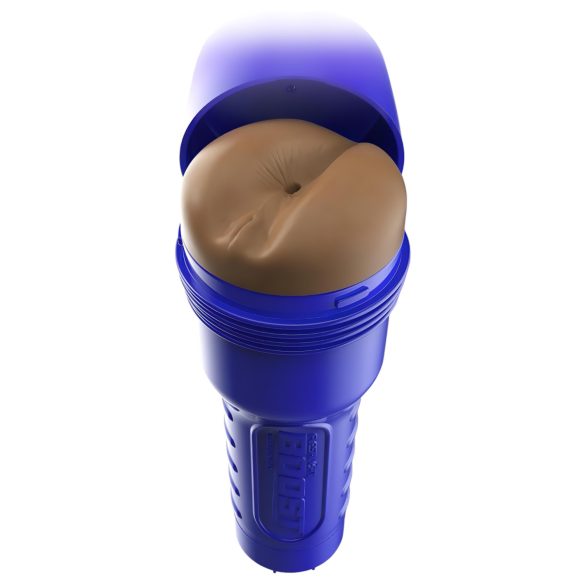Fleshlight Boost Blast - realistisk analmasturbator - brun