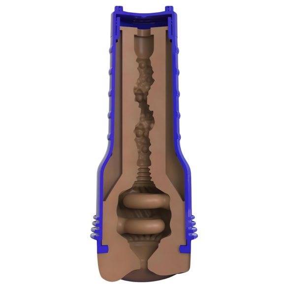 Fleshlight Boost Blast - realistisk analmasturbator - brun