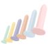 Sex i rad - dildo träningsset - 6 st (färgglada)