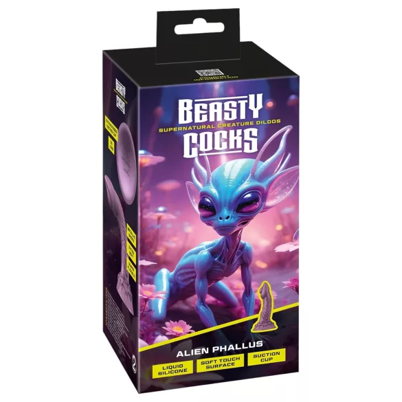 Beasty Cocks - dildo med alienform - lila