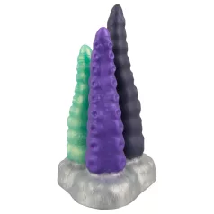 Beasty Cocks - dildo med tre tentakler - silikon - svart