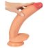 Realistixxx Äkta Jätte - extra stor dildo med pung (natur)