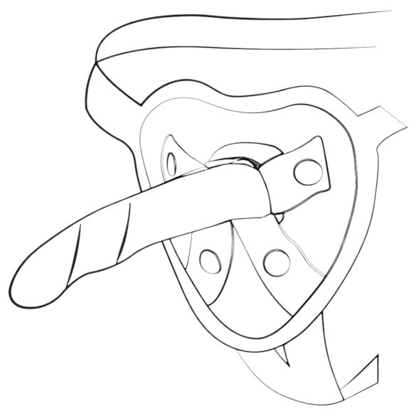 ROMP Dizi - dildo silikon flexibel - rosa/orange