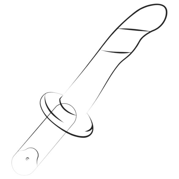 ROMP Dizi - dildo silikon flexibel - rosa/orange