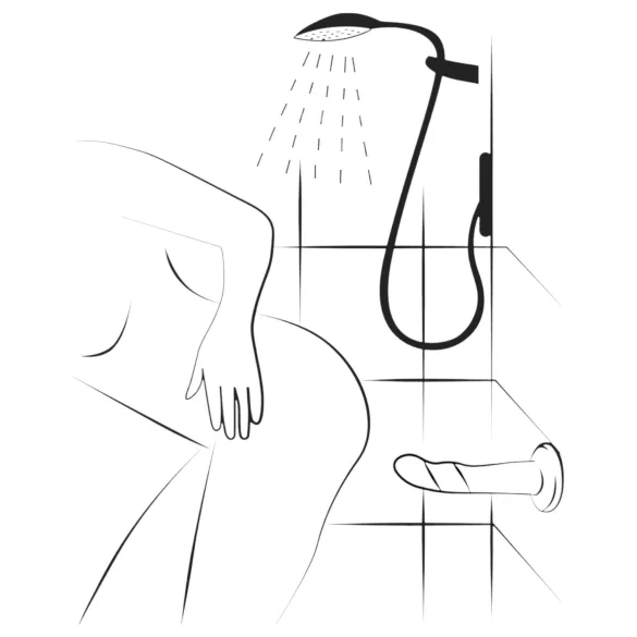ROMP Piccolo - dildo silikon flexibel - blå lila