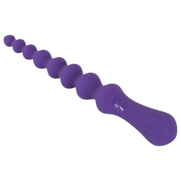 You2Toys - analdildo med kulor - flexibel silikon - lila