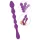 You2Toys - Kulformad, flexibel analdildo - (lila)