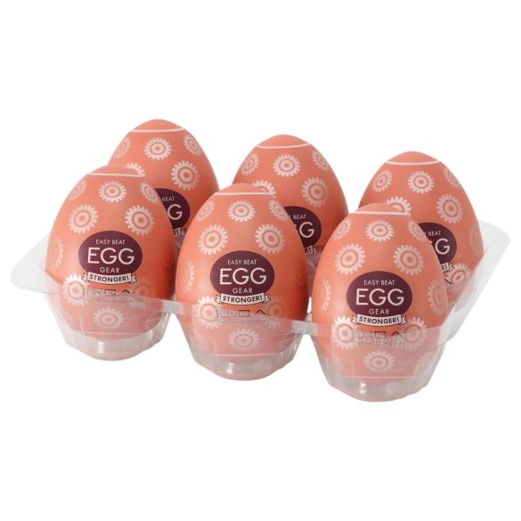 TENGA Egg Gear Stronger - onanitägg 6-pack - extra fast spänning
