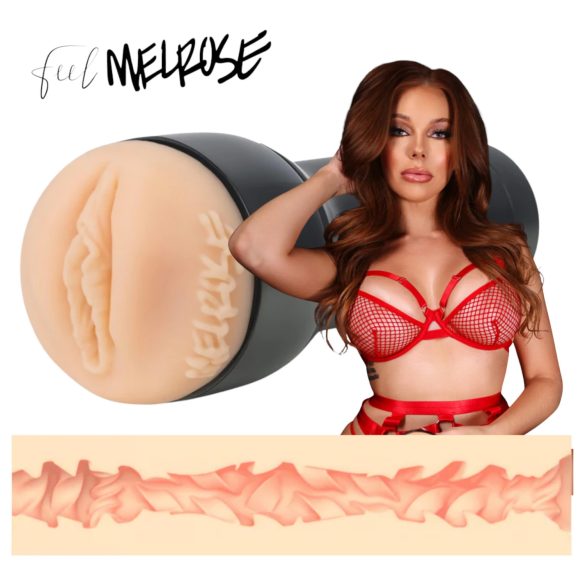 Kiiroo MelRose Michaels – masturbator – kompatibel med PowerBlow (natur)